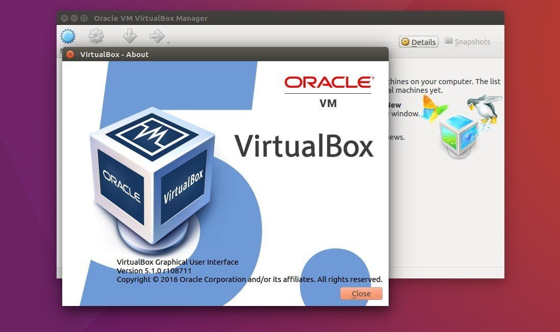 Virtualbox Tidak dapat jalankan VMS