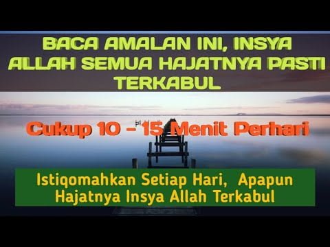 AMALKAN INI, INSYA ALLAH SEMUA HAJAT TERKABUL | Habib Abdurrahman Bil Faqih | AMALKAN INI, INSYA ALLAH SEMUA HAJAT TERKABUL | Habib Abdurrahman Bil Faqih |