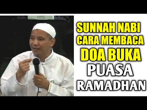 Cara membaca doa buka puasa Ramadhan sesuai Sunnah Nabi | HABIB NOVEL ALAYDRUS Cara membaca doa buka puasa Ramadhan sesuai Sunnah Nabi | HABIB NOVEL ALAYDRUS